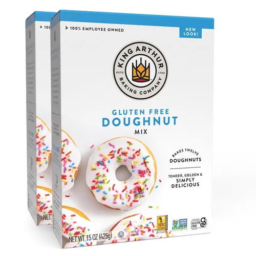 Vista 5 de King Arthur Baking Company Mezcla para Donas Sin Gluten 15 oz., Mezcla para Hornear y Desayuno, Donas, Sin OGM