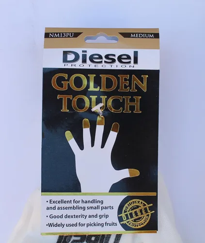 Vista 6 de Guante Golden Touch de Diesel Protection- Grande (6)