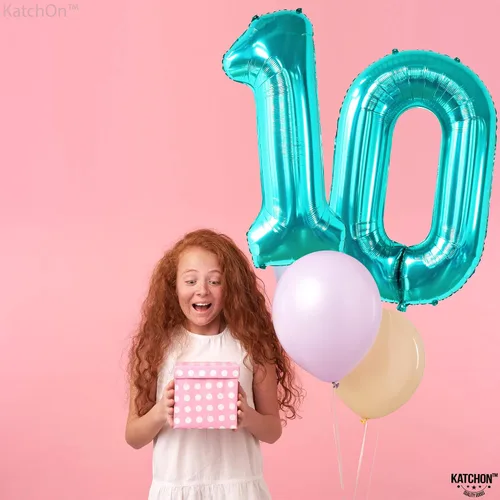 Vista 48 de KatchOn Globo negro del número 1 de 40 pulgadas, globo de feliz cumpleaños Large Mylar Number One Balloon for 1st Birthday Decorations, Foil