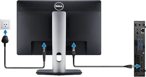 Vista 8 de Dell OptiPlex 5000 Computadora de escritorio Micro PC (MFF) - Intel Core i5 de 12ª generación i5-12500T (6 núcleos) 2 GHz 16 GB RAM DDR4-256GB M.2
