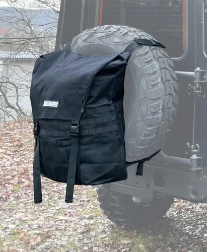 Vista 4 de Bolsa de basura Trasharoo Spare Tire, Negro