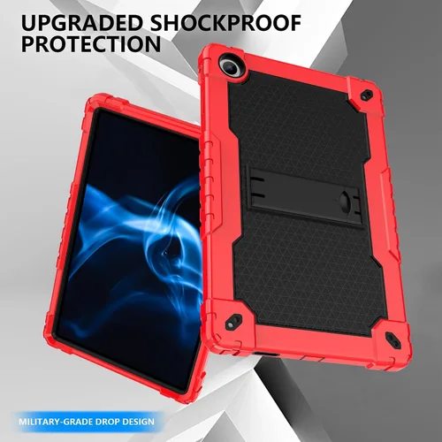Vista 3 de Para Onn 10.4 Tablet Pro 2023 Modelo: 100110603 Funda protectora híbrida de alta resistencia con correa para el hombro para Walmart Onn 10.4 Tablet