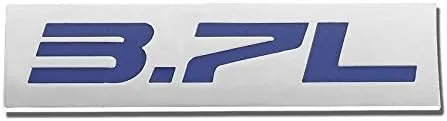 Vista 75 de 1.5L Negro/Cromo Aleación de Aluminio Auto Maletero Puerta Guardabarros Parachoques Insignia Calcomanía Emblema Cinta Adhesiva Pegatina