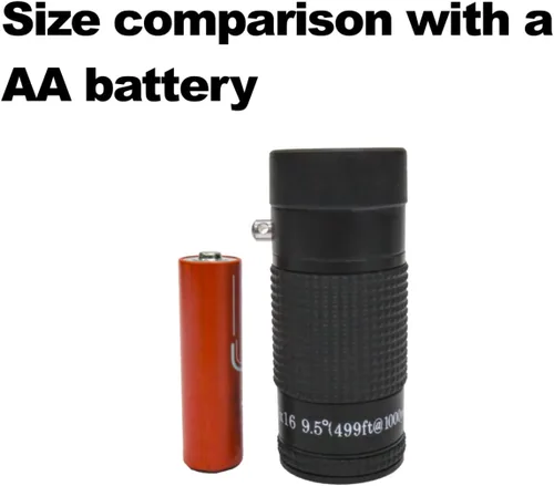 Vista 7 de Monocular de primer plano diseñado para usuarios de baja visión que tienen discapacidad visual. Monoculares de aumento de tamaño mini para visión a