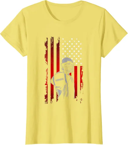 Vista 30 de Camiseta de fútbol americano, Negro