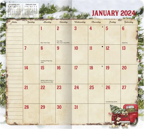Vista 3 de LANG Truckin' Along 2024 Planificador de dos años (24991071110)