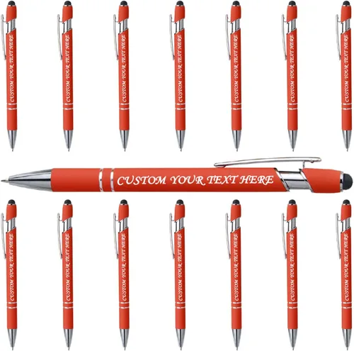 Vista 132 de VectWaby - Bolígrafos personalizados a granel, bolígrafo grabado con nombre, logotipo, lápiz capacitivo para pantallas táctiles, a granel