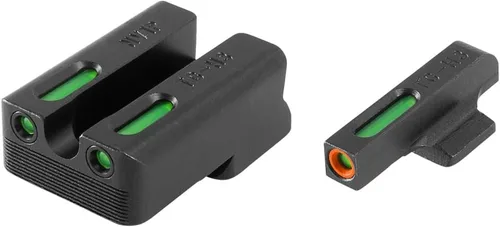 Vista 24 de Truglo TFX PRO - Mira de pistola, tritio brillante a prueba de golpes y vista nocturna de fibra óptica para pistolas, compacta, duradera y sin
