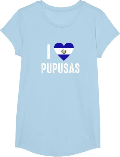 Vista 15 de Camiseta I Love Pupusa from El Salvador
