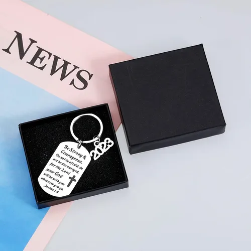 Vista 3 de Regalos de versículo bíblico para mujeres y hombres, llavero religioso, regalos para adolescentes, niños, niñas, regreso a la escuela, regalo