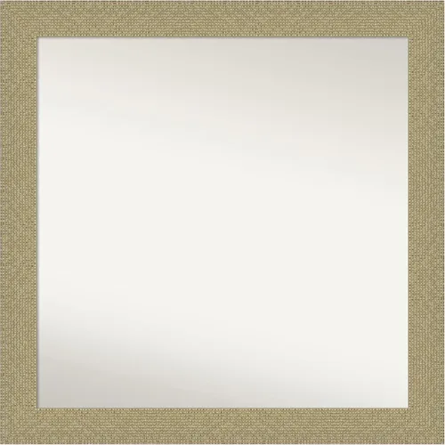 Vista 13 de Amanti Art Espejo de pared dorado de 28 x 22 pulgadas, espejo de baño rectangular dorado para decoración de pared de sala de estar, marco casual