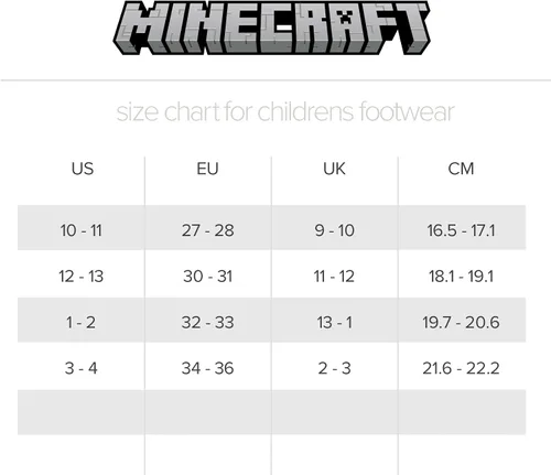 Vista 6 de Minecraft Sandalias deportivas para niños, cómodas e informales para piscina al aire libre