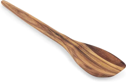 Vista 9 de Ironwood Gourmet Cuchara ranurada de madera de acacia, 12