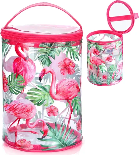 Vista 12 de Sanwuta - Neceser de regalos de playa, resistente, transparente, para loción, bolsas de aseo para viajes, protector solar, maquillaje, estuche