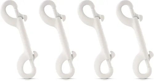 Vista 14 de Flourish Gancho a presión de perno de doble cara resistente, acero inoxidable, gancho multiusos de 4 pulgadas con aberturas de 1/2 pulgada, ideal