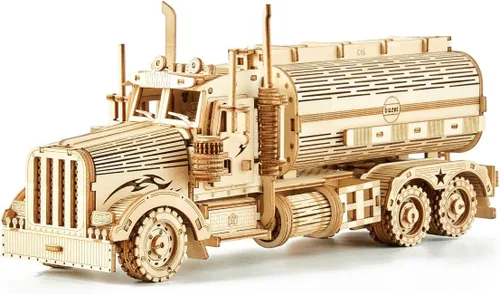 Vista 14 de Rompecabezas de madera 3D en kits de modelos de dirigibles, acertijos cerebrales y rompecabezas para Navidad/Cumpleaños, regalos para adultos