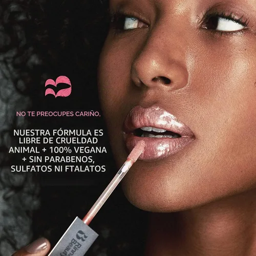 Vista 5 de Rinna Beauty Icon Lip Kit - Amelia - Kit de labios todo en uno, incluye lápiz labial, brillo de labios, delineador de labios, aspecto rosa dulce