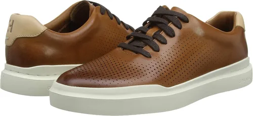 Vista 7 de Cole Haan Grandpro Ace Laser Perf Zapatillas para hombre, Irnstn Optc Blanco