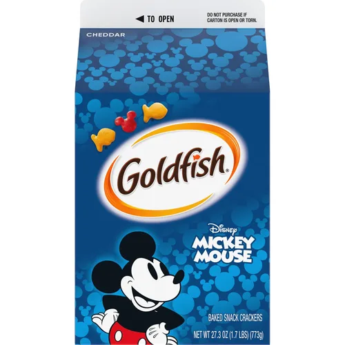 Vista 31 de Goldfish Galletas de queso cheddar, horneadas con grano entero, caja de 27.3 onzas