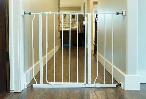 Vista 6 de Wall Nanny - Protector de pared para puerta de perro (fabricado en Estados Unidos) protege las paredes y puertas de las puertas de las mascotas Negro