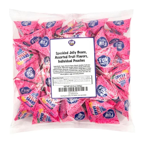 Vista 7 de Jelly Beans, caramelos envueltos individualmente para bolsas de golosinas