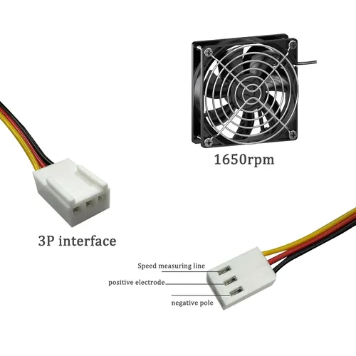 Vista 6 de Clyxgs Radiador de refrigeración por agua, radiador intercambiador de calor de aluminio de 8 tubos con ventilador para PC CPU, computadora, sistema