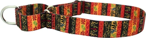 Vista 24 de Collar de perro de nailon resistente, collar ajustable de martingala para perros para caminar y entrenamiento para perros machos y hembras perros