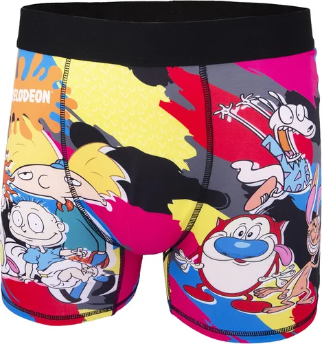 Vista 2 de Nickelodeon Rugrats - Juego de calcetines tipo bóxer y ropa interior para hombre, Rugrats, Hey Arnold, Ren y Stimpy