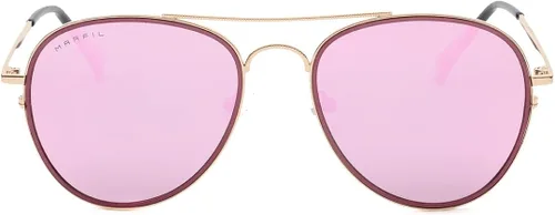 Vista 2 de Marfil CENTAURUS - Lentes de sol polarizados con filtro UV 400 protección 100 lente redonda unisex estilo deportivo para hombres y mujeres