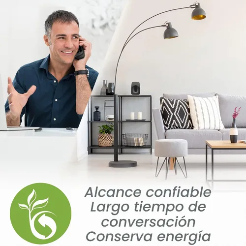 Vista 2 de VTech VG101-11 Teléfono inalámbrico con altavoz dúplex completo e identificación de llamada/llamada en espera (negro)