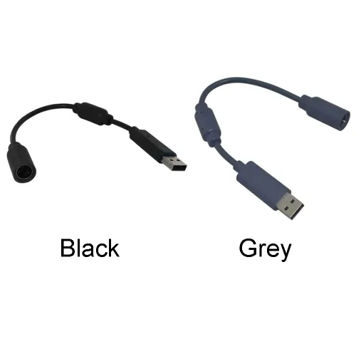 Vista 2 de Breakaway Wired Game Controller Stable for Xbox 360, Adapter Controller USB Breakaway Cable, 25cm