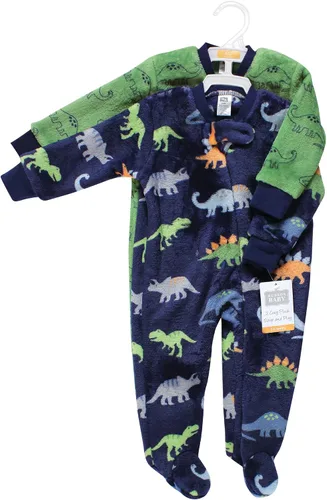 Vista 2 de Hudson Baby Pijama de felpa para bebé niña para dormir y jugar