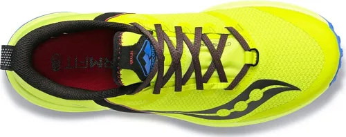 Vista 3 de Saucony Xodus Ultra Trail - Tenis de correr para hombre, ÁcidoAzul Raz