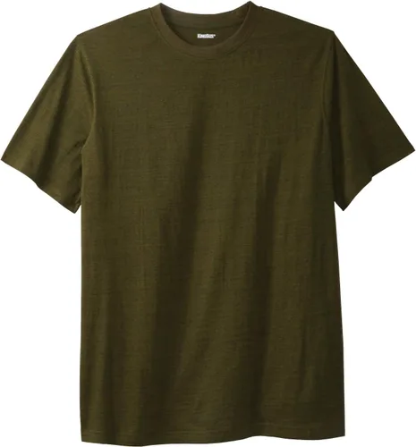 Vista 34 de KingSize Big & Tall - Camiseta ligera, sin encogimiento, con cuello redondo para hombre Gris Caliente Carbón