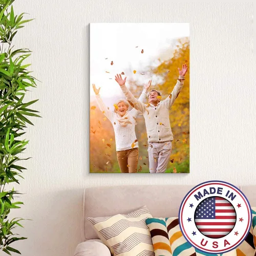 Vista 2 de NWT Impresiones en lienzo personalizadas con tus fotos para la familia, cuadros de lienzo personalizados para pared para imprimir enmarcados de 10 x
