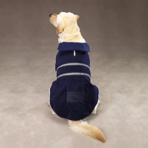 Vista 3 de Chaquetas reflectantes para perros, Casual Canine 12" Small, color verde