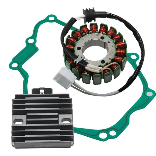 Vista 2 de Junta de estator rectificador de bobina de estator para Yamaha FZ6 FZ6R, XJ6 XJ6F Diversion F, XJ6 XJ6FA Diversion F, XJ6 XJ6N XJ6-N desnudo, XJ6