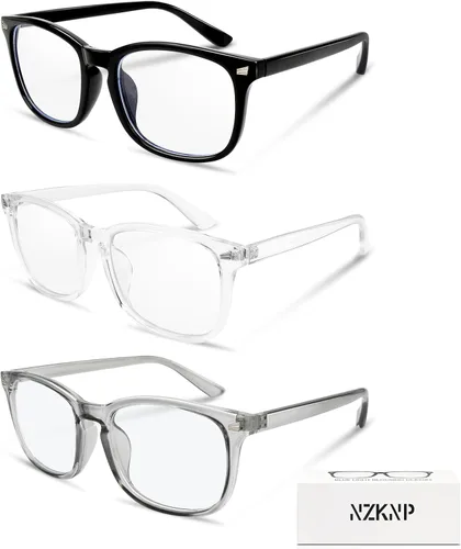 Vista 20 de NZKNP Blue Light Glasses for Woman Men,Blue Light Blocking Glasses,Clear Glasses