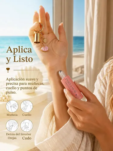 Vista 6 de PUREAMOR Perfumes de feromonas para mujeres, 30% aceite de alta