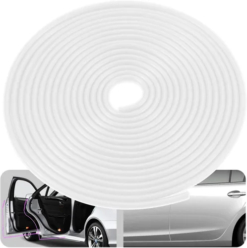 Vista 7 de Eytool Protectores de Borde de Puerta de Automóvil, 16 Pies (5M) Protector de Sello de Goma de Ribete de Borde de Automóvil con Forma de U