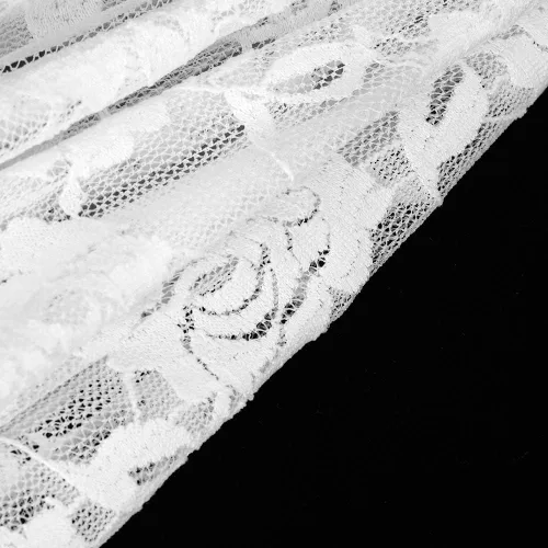 Vista 16 de Yosoo Paraguas de boda con bordado de encaje, accesorios de decoración de flores, para fiesta de boda (51239 blanco)