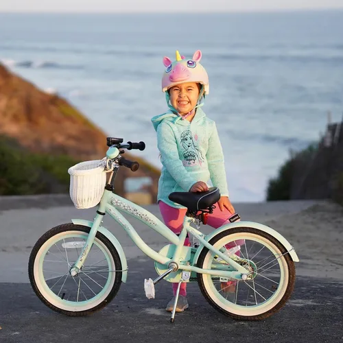 Vista 6 de JOYSTAR Bicicleta de crucero para niños de 12 pulgadas, 14 pulgadas, 16 Verde