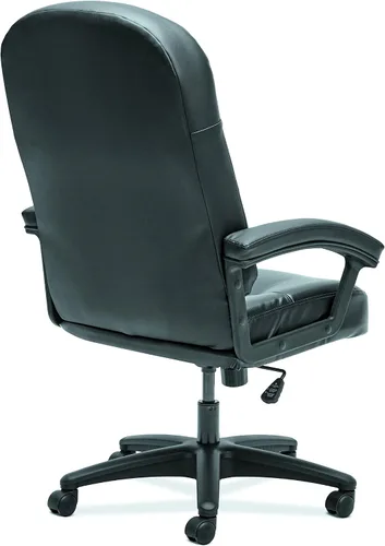 Vista 5 de HON HON2095HPWST11T Silla ejecutiva de computadora de cuero con respaldo alto para escritorio de oficina, color negro (H2095), SofThread