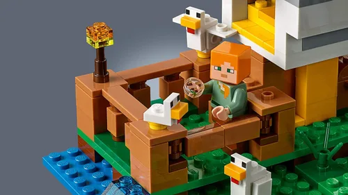 Vista 5 de El gallinero Juego de construcción LEGO Minecraft 21140 (198 piezas)