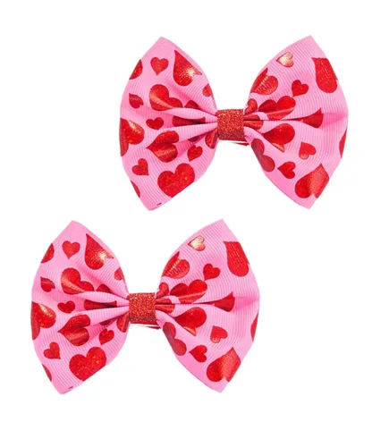Vista 13 de Pinzas para el pelo para niñas, horquillas para el cabello con lazo para San Valentín, JHV14 (juego de 3 piezas)