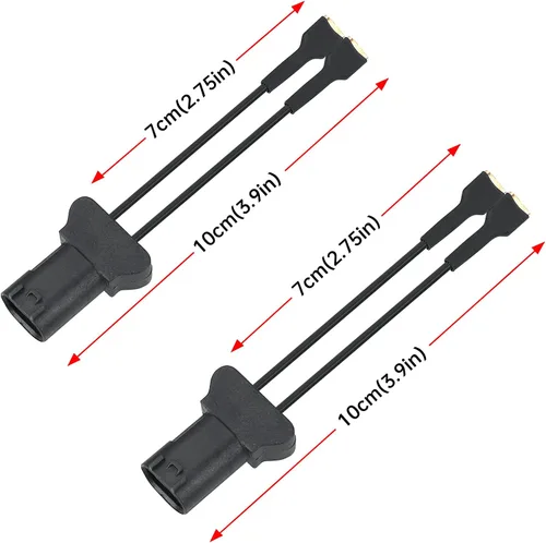 Vista 4 de SEINECA 2 Piezas Bocina de Coche Enchufe Especial Compatible con Adaptador de Bocina BWM Arnés de Cableado Cable Convertidor de Bocina de Coche.