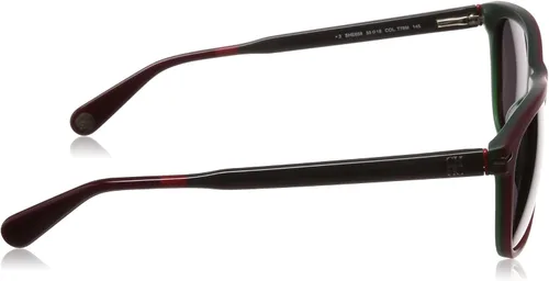 Vista 3 de Carolina Herrera Gafas de sol de diseñador SHE658-T78M en rojo, 2.165in