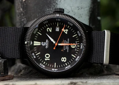Vista 3 de BARTON Elite NATO® Style Correa de reloj - 18mm, 20mm, 22mm o 24mm - Correas de reloj de nailon de cinturón de seguridad Negro