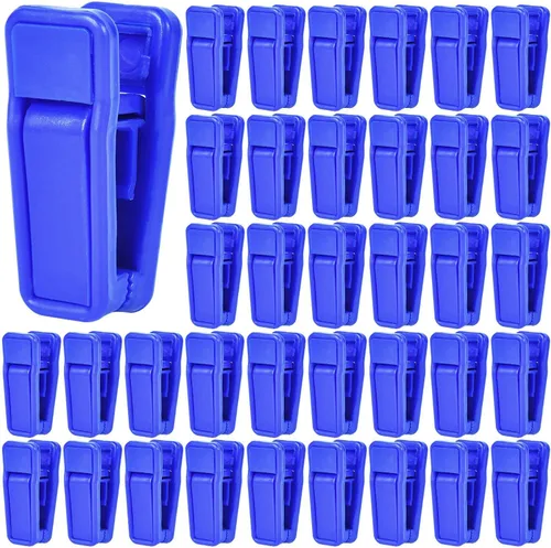 Vista 10 de KISEER Juego de 40 clips de plástico para colgar bebés de línea delgada para colgar ropa de terciopelo (negro)