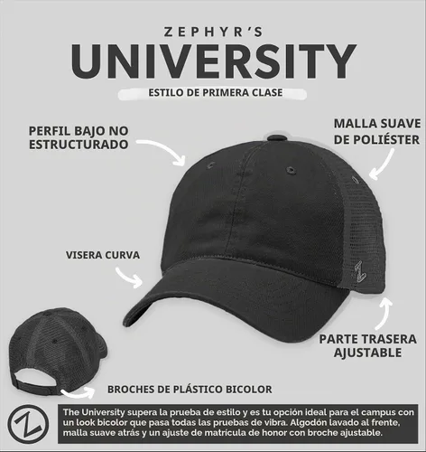 Vista 7 de Gorra relajada de la Universidad